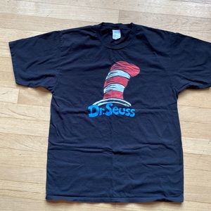 Cat In The Hat Women’s T-Shirt.  Size M  Also includes hat headband and bow tie!